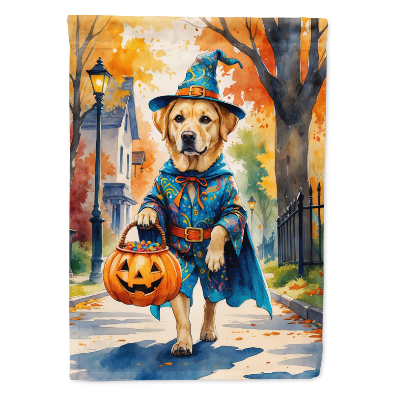 Drapeau du jardin Mastiff, Labrador Retriever jaune