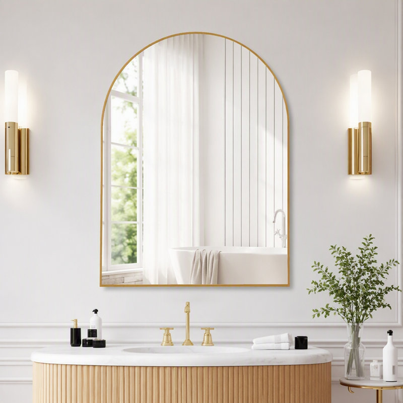 Miroir de salle de bain 30x40, Doré