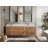 Sonoma Floating Teak 72 " W Wall Mounted Wall Mounted 2 Double Vanity Bathroom Vanity With Quartz Top