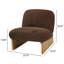 Chaise d'appoint rembourrée Decker-129915541