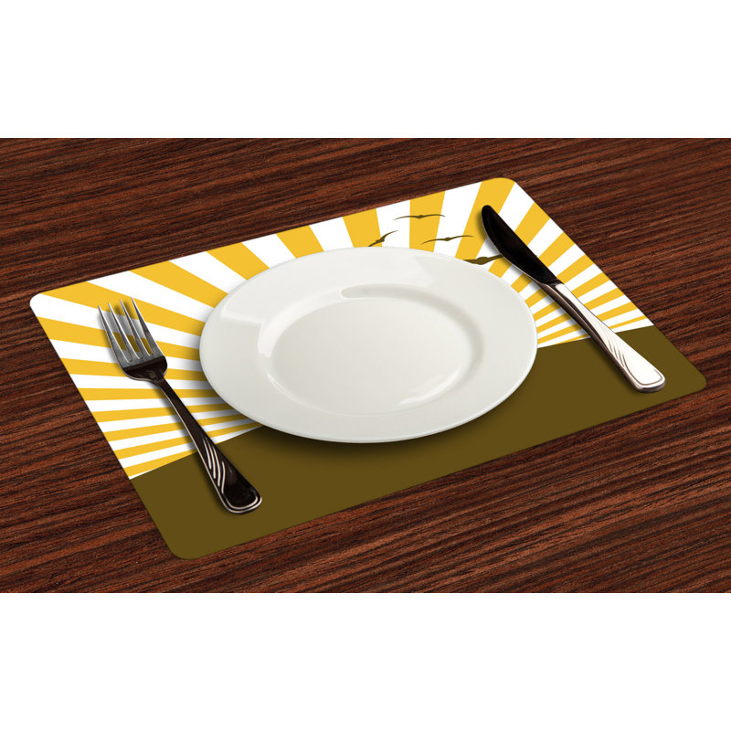 Polyester Animals/Nature Rectangle Placemat