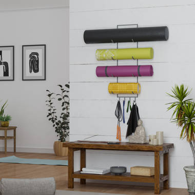 Wall Mounted Yoga Mat Rack