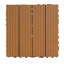 Ensemble de tuiles de terrasse en bois et en plastique composite de 20 pièces-113414257