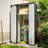 Outdoor Storage Cabinet Metal Garden Shed With 2 Adjustable Shelves 3 Layer Indoor& Outdoor Waterproof Vertical Storage Shed-118658549