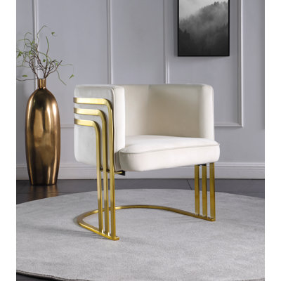 Loicel 27" Wide Velvet Armchair
