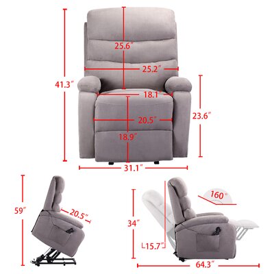 Latitude Run® Goeman Heated Massage Chair & Reviews | Wayfair