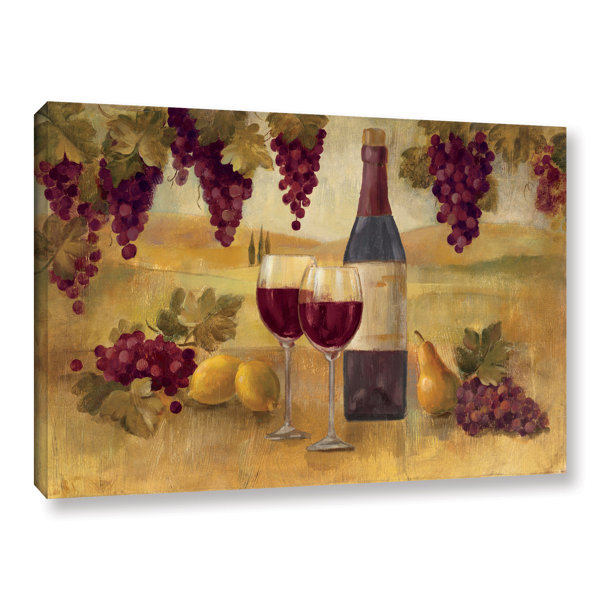 Red Barrel Studio® Fresco Afternoon Pinot On Canvas Painting | Wayfair