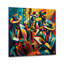 «Jazz Performance On Stage I», art mural de musique en acrylique pour cuisine-1310013081