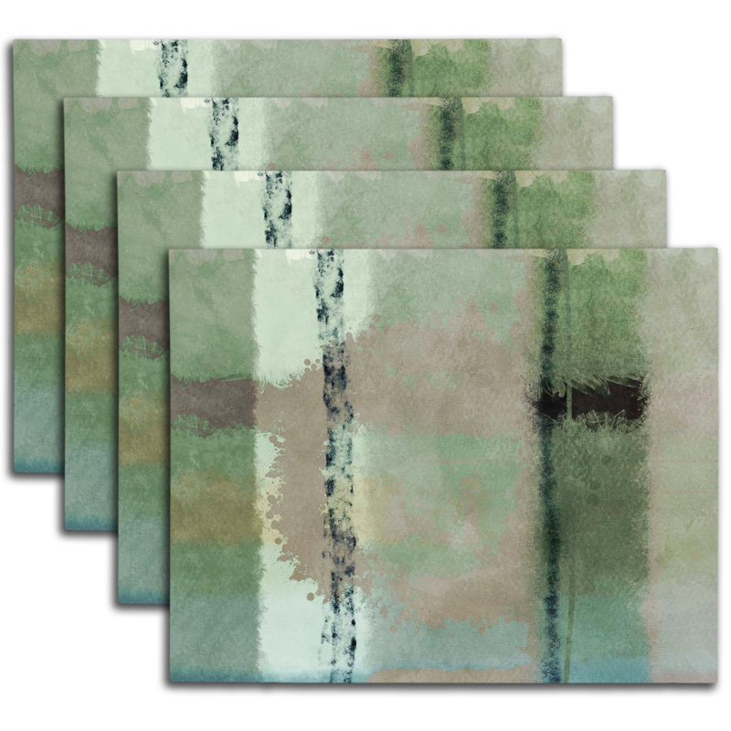 Napperon abstrait en polyester