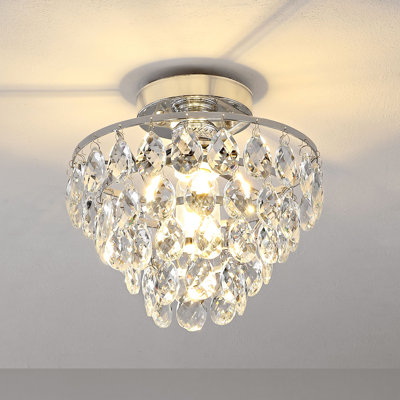 Aerolynn Crystal Flush Mount