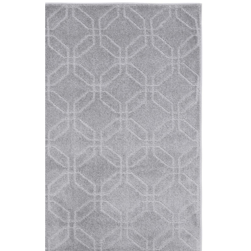 Motif et tapis uni gris 406, Rectangulaire 9 pi x 13 pi