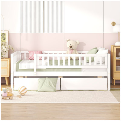 Daybed Wood Bed With Two Drawers,Platform Bed,Bed Frame