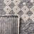 Segrest Natura Hand Woven Wool/Cotton Geometric Rug in Navy/Cream-1140882966