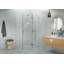 Halo 48 in. x 36 in. x 78 in. 90-degree Fully Frameless Glass Hinged Shower Enclosure-1912798298