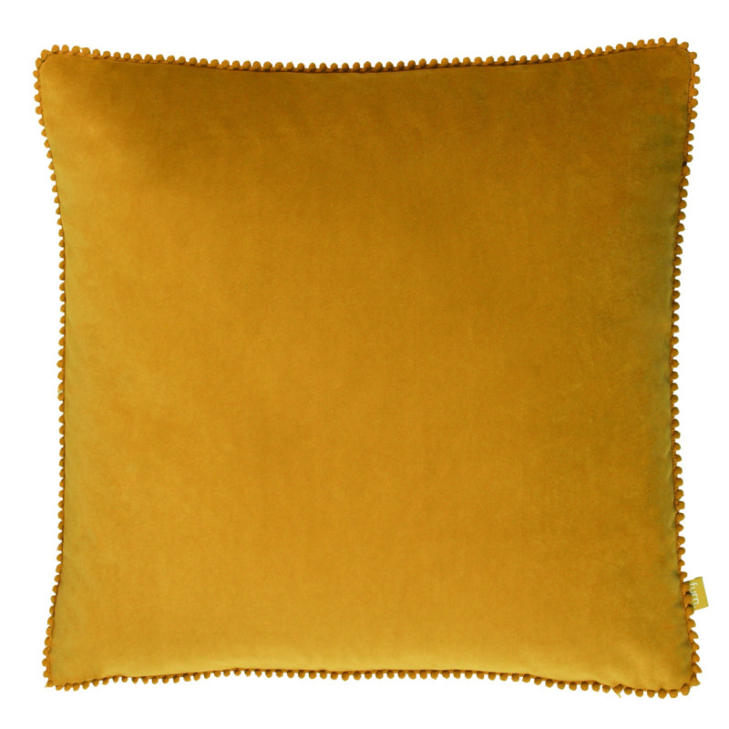 Square Cushion, Ochre, Down