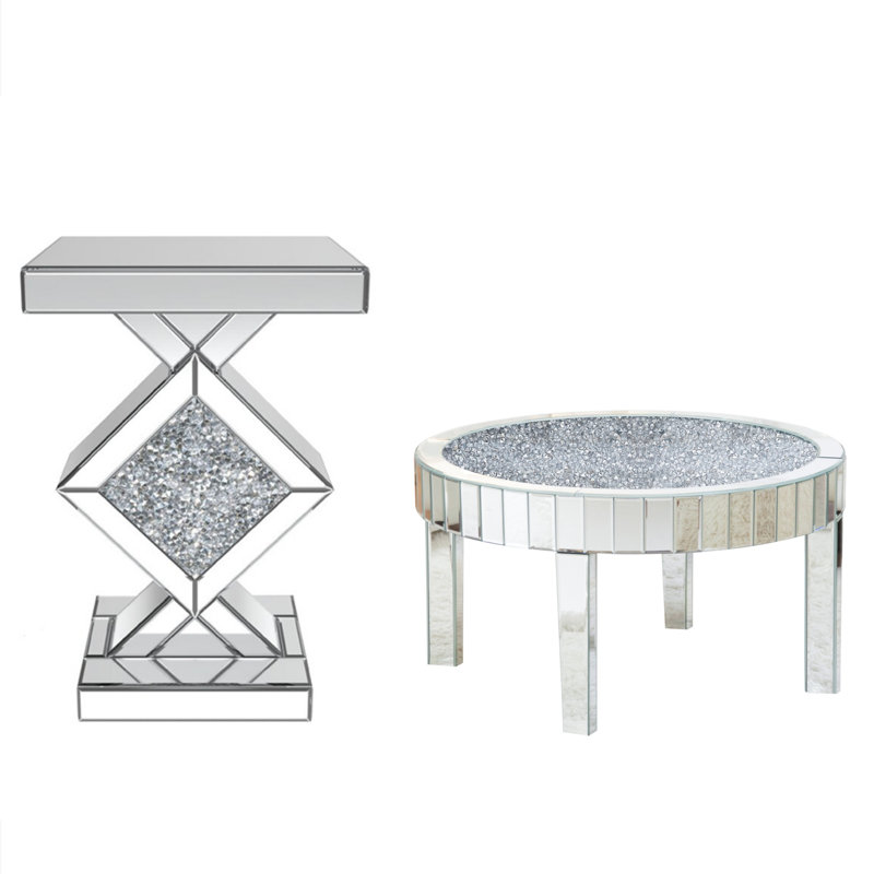 Ensemble de tables basses Amla Glam