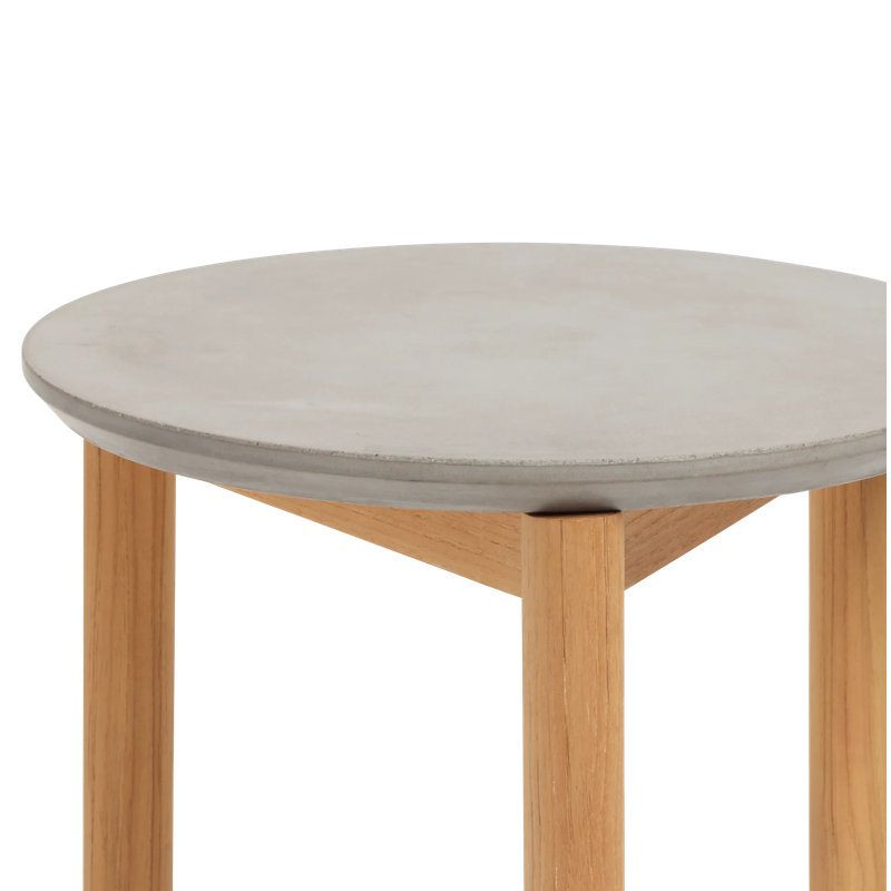 Haven Outdoor Round Teak Side Table