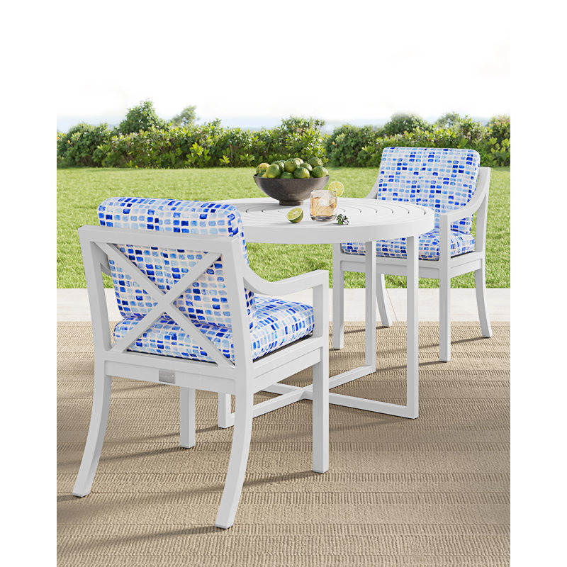 Round Dining Table, Glacier Blue