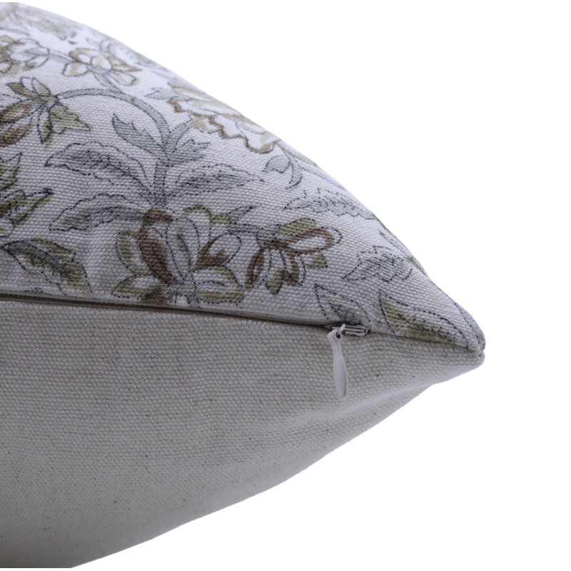 Coussin décoratif en coton Boho, Carré, H 22 po x l 22 po