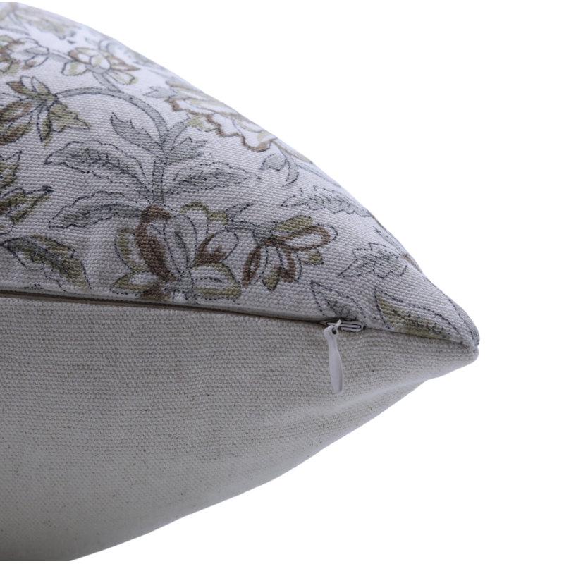Coussin décoratif en coton Boho, Carré, H 26 po x l 26 po