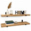2 Piece Wood Floating Shelf