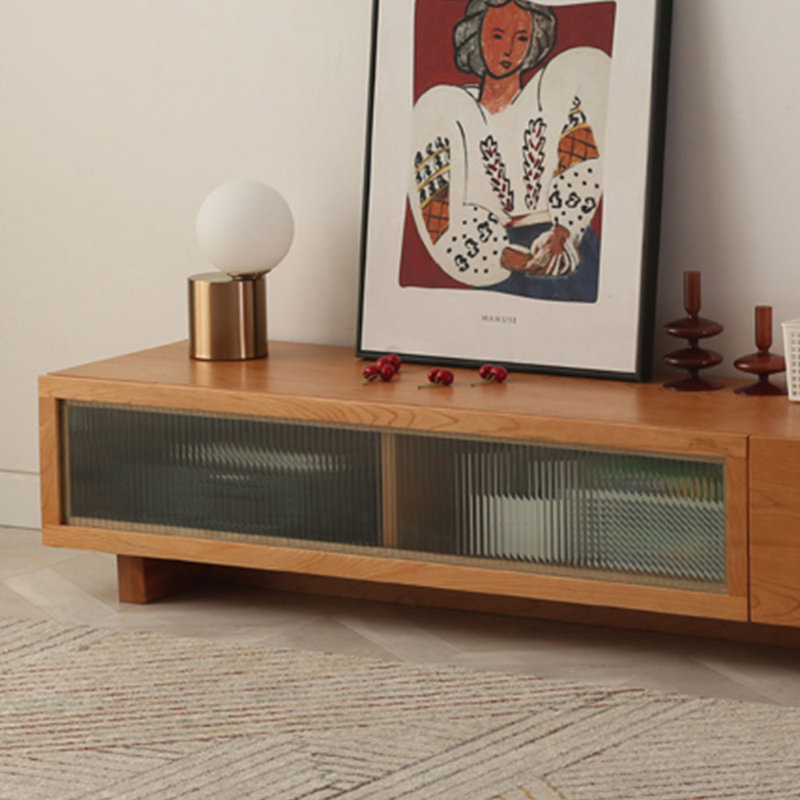 Meuble télé moderne et simple rétro, 70.86"