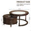 Ensemble de tables basses Modern Modern