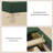 Corduroy Upholstered Platform Bed with Channel-Tufted Headboard, Modern Queen Bed Frame with Soft Padded Edges and Ambient LED-741353294-746432540