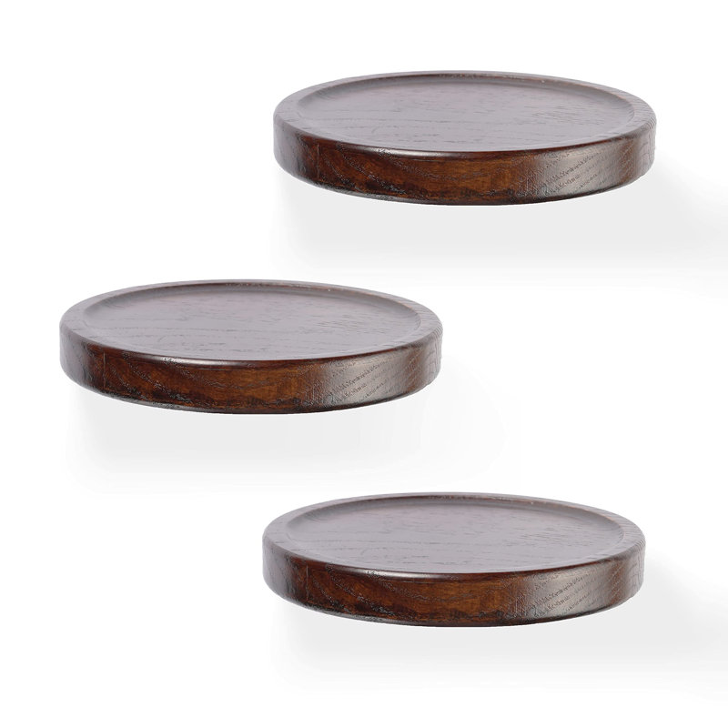 Burrowsville 3 Piece Floating Shelf, Dark Brown