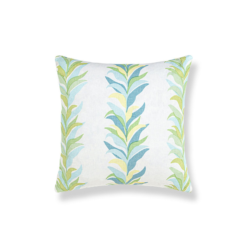 Coussin décoratif en rayonne / viscose, Verre, Carré 22 po