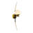 Chianti 6-in Integrated LED ETL Certified Linear Wall Sconce Light with Glass Shade Antique Brass