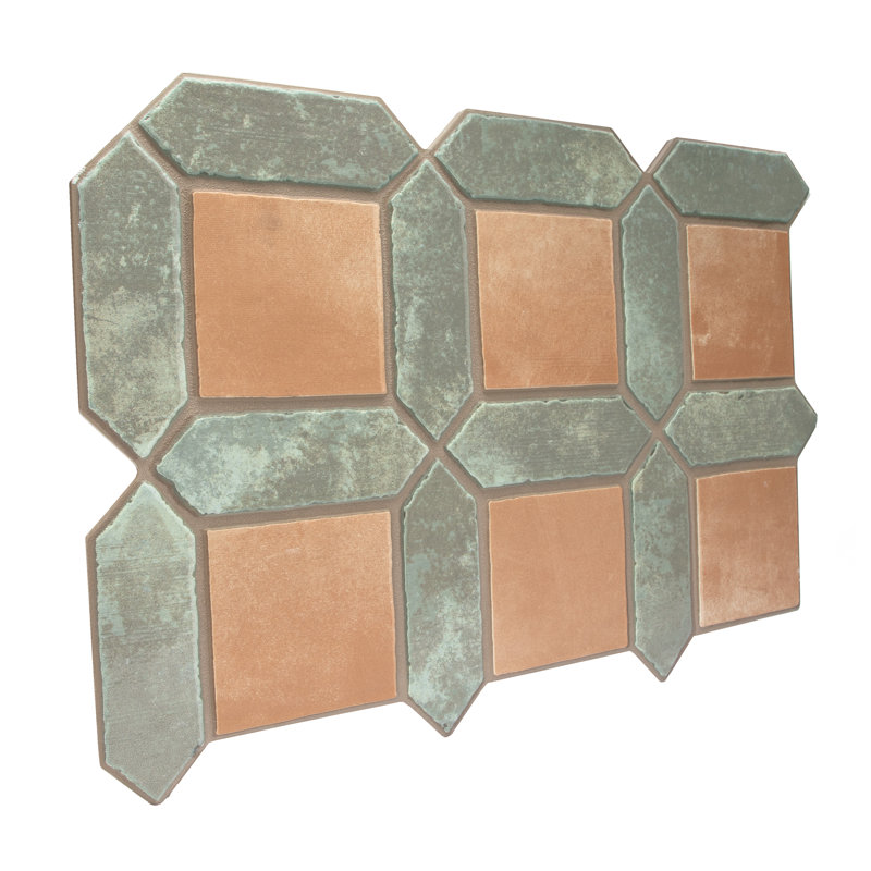 Picket Arenta 14-5/8 In. X 22-1/2 In. Porcelain Floor And Wall Tile, Green