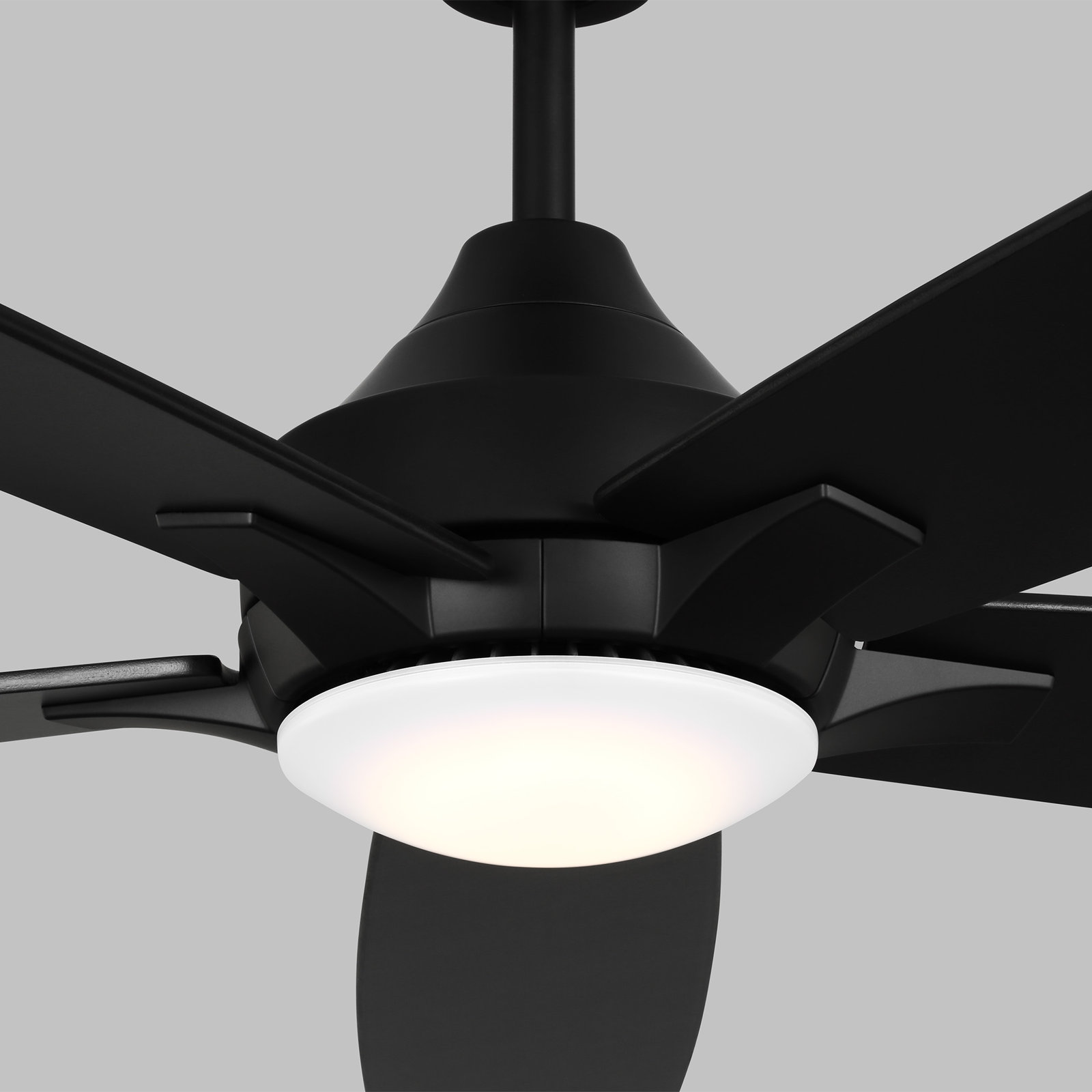 Lise 60'' 5 Blade Ceiling Fan with LED Light Kit, Midnight Black