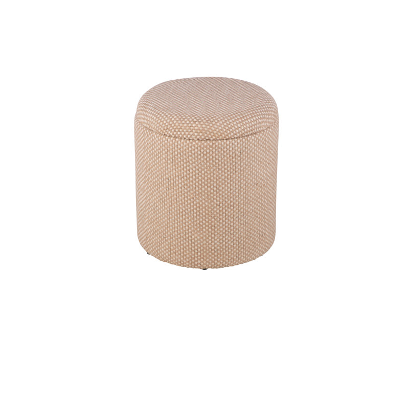 Repose-pieds avec rangement caché élégant 16 po x 18 po Elegant Beige