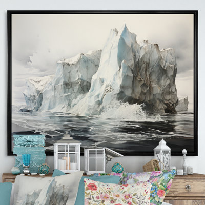 Alaska Icy Wonder - Paysage d'hiver sur toile, art mural