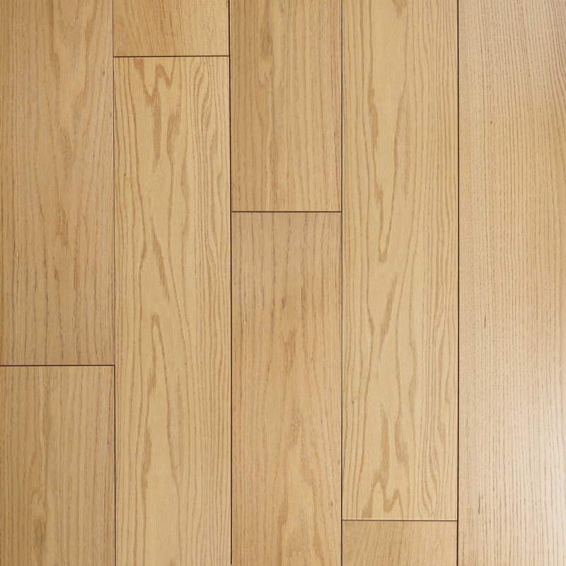 0,59 po T x 47,64 po L 6,5 po Planchers de bois franc d'ingénierie à rainure et languette (21,49 pieds carrés), Naturel