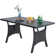 Alyah Rectangular Metal Outdoor Dining Table