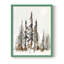 Rustic Evergreen II, reproduction encadrée - bois massif-191759091-191759090