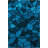 Blue Themed Mixed Geometric Shape Marble Patterned Creative Modern Decorative Rug-1309649431