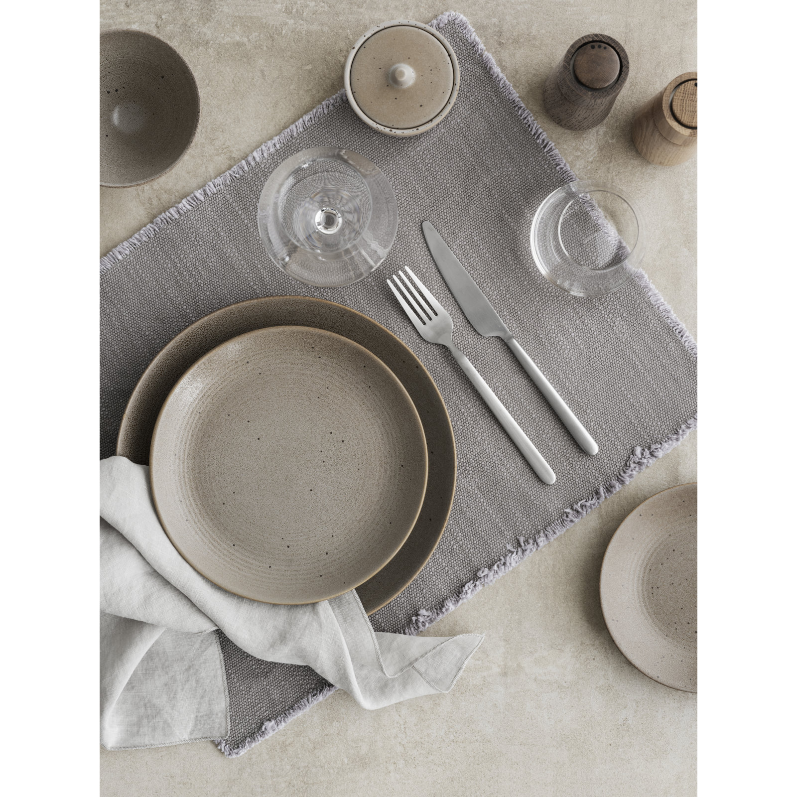 Mio Linen Napkin, Cream