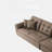Minimalist Modern Mocha Sofa