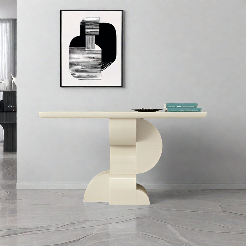 Console Modern Minimalist Art Design, H 35,43 po x l 55,12 po x P 15,75 po, Kaki