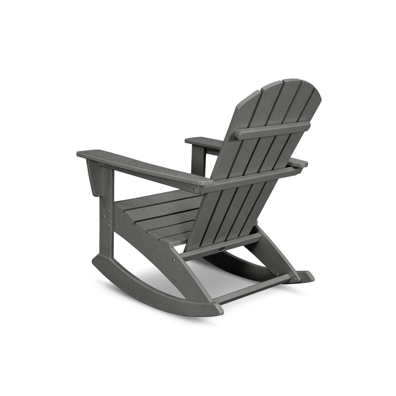 Vineyard 4-Piece Deep Seating Rocker Set, Black, Granite
