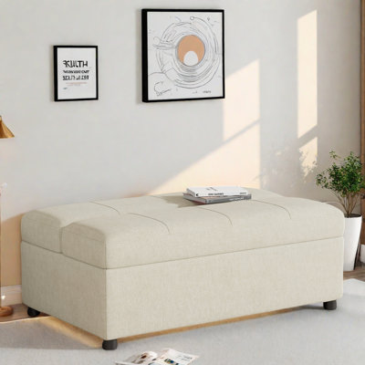 Lit escamotable pliant avec lit d'invité convertible et matelas