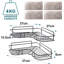 Ranney Adhesive Stainless Steel Shower Basket