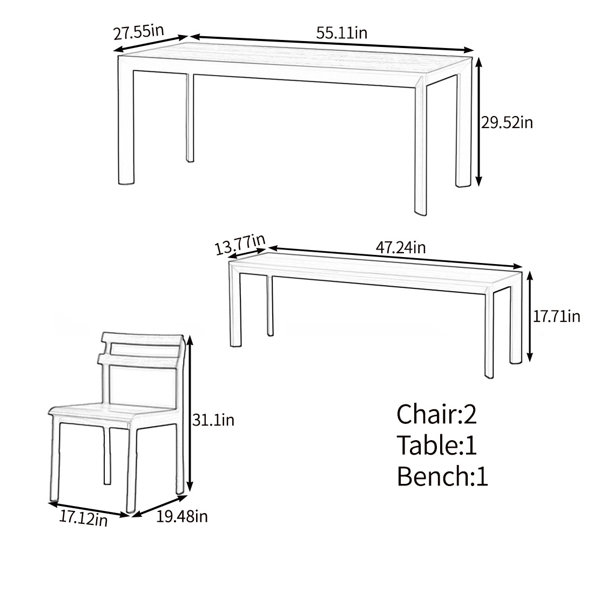 Dimensions du produit