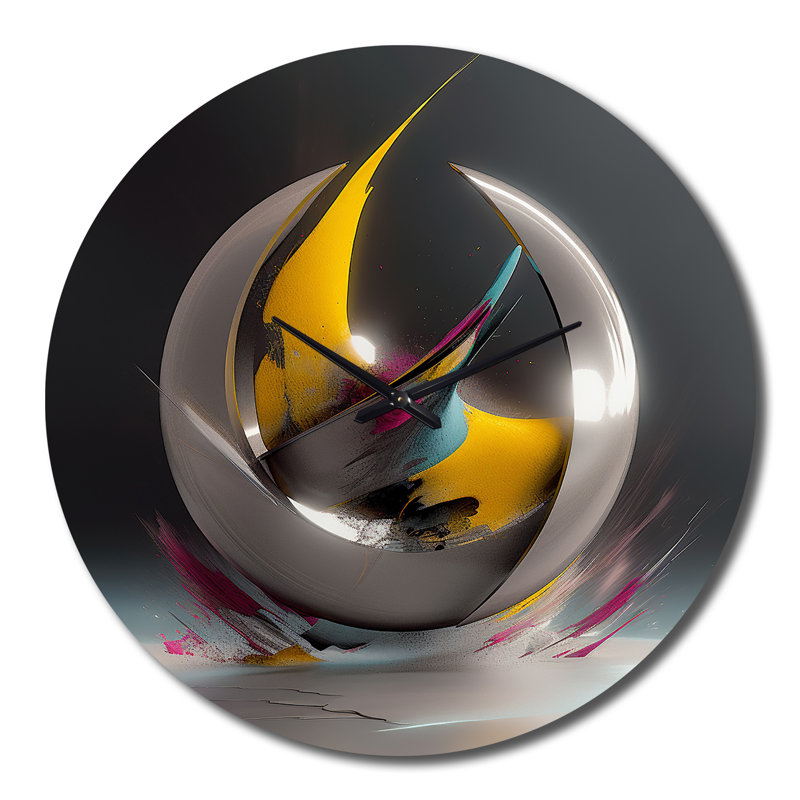 Metal Wall Clock, Extra Large