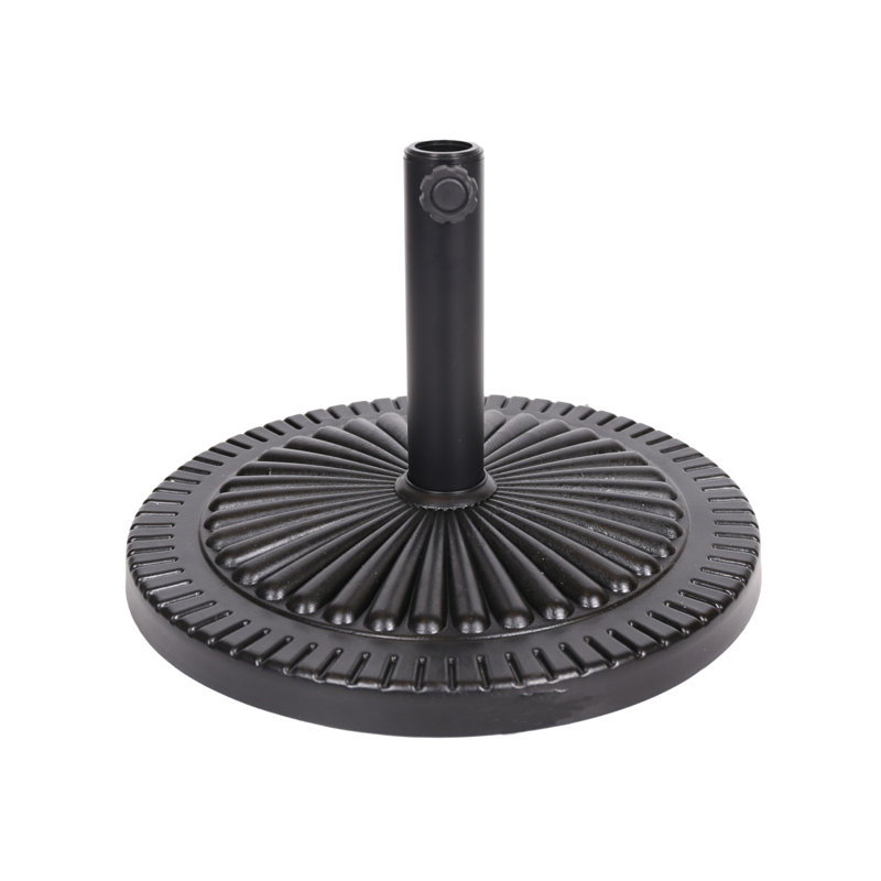 Base de parasol en résine noire (60506.00)