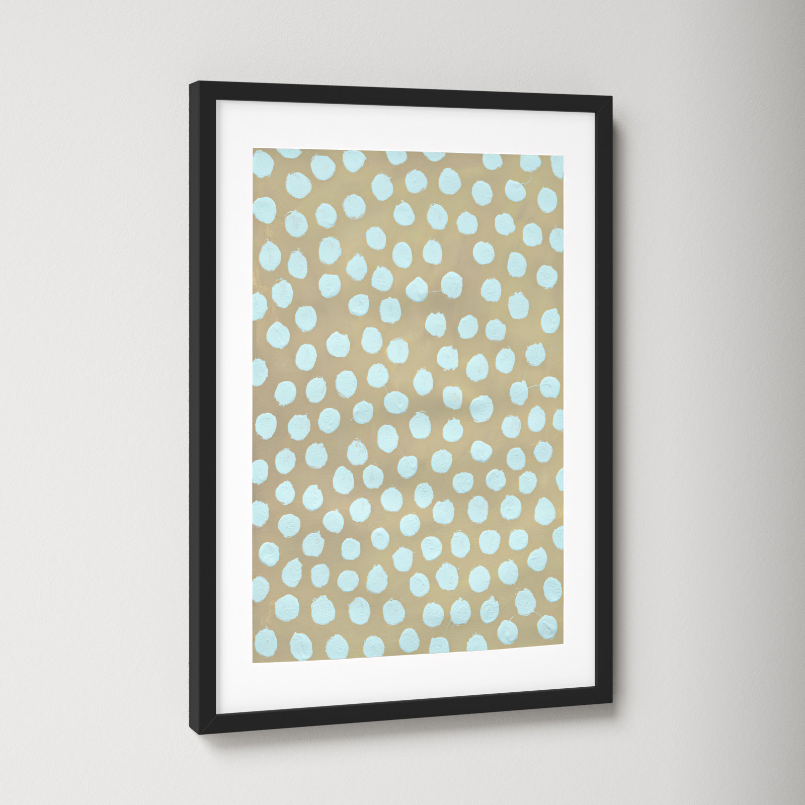 Cloud On Khaki by Michela Sorrentino, Black, 20" H x 14" W x 1.25" D