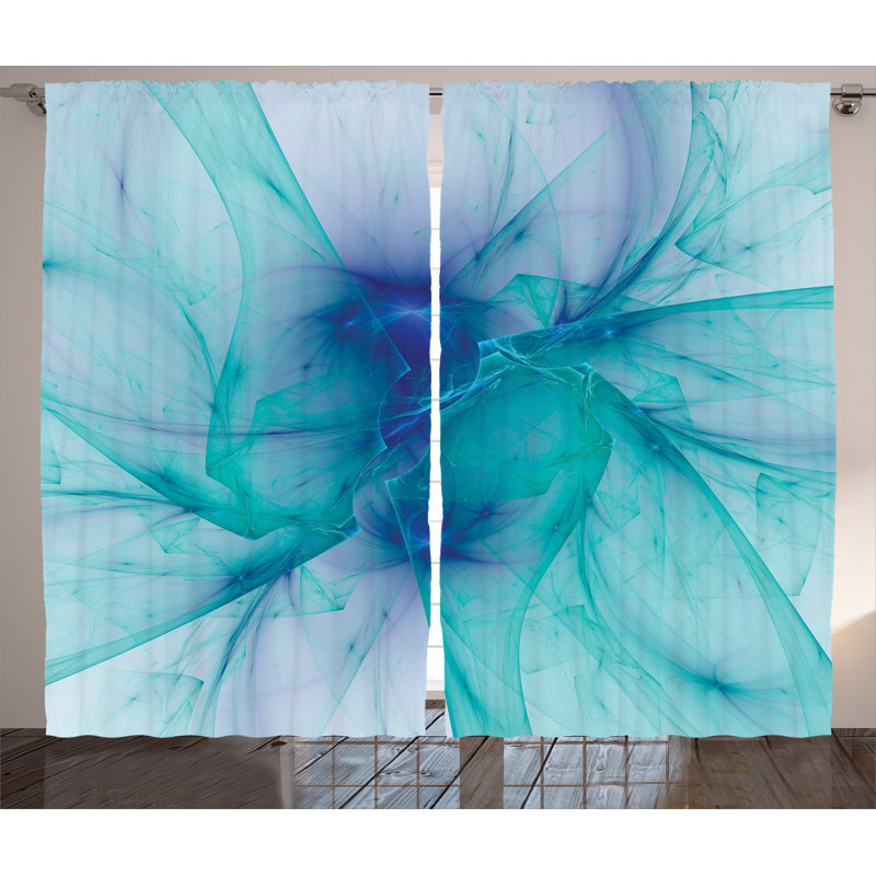 Semi Sheer Curtain Pair, 54" W x 96" L